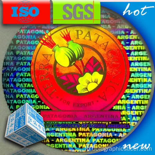 ປ້າຍ QR Code PET Holographic Security Label